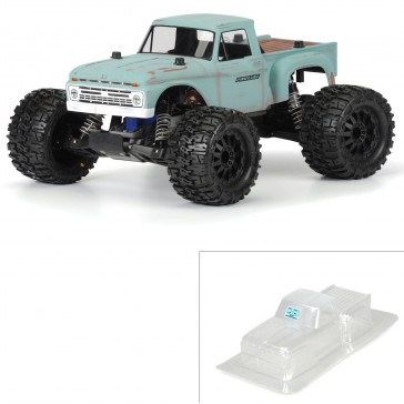 1/10 1966 Ford F-100 Clear Body: Stampede