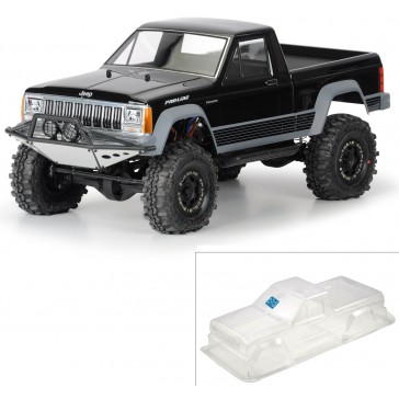 1/10 Jeep Comanche Full Bed Clear Body 12.3 (313mm) WB Crwlrs