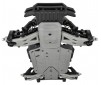 Bash Armor Front/Rear Skid Plates (Stone Gray) for ARRMA 3S Vehicles