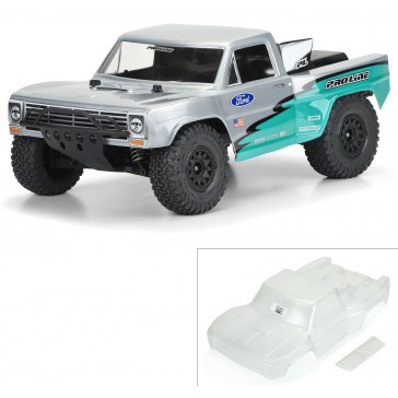 1/10 Pre-Cut 1967 Ford F-100 Race Truck Clear Body: Short Course