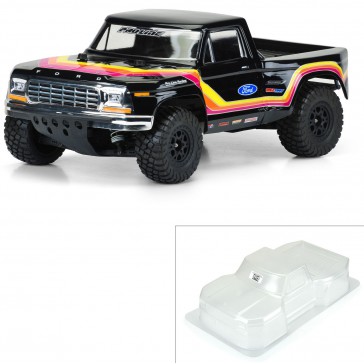 1/10 1979 Ford F-150 Race Truck Clear Body: Short Course