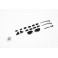 FCX10 Land Rover serie 11043 - REARVIEW MIRROR , WIPER AND HANDLE
