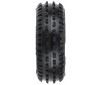 1/18 Wedge Front Carpet Mini-B Tires Mounted 8mm Yellow Wheels (2)