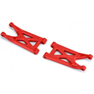 Bash Armor Rear Suspension Arms (Red) for ARRMA 3S Vehicles