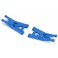 Bash Armor Front Suspension Arms (Blue) for ARRMA 3S Vehicles
