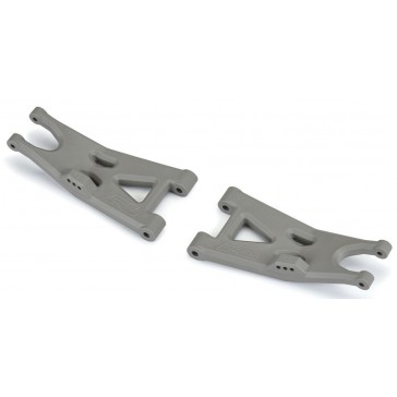 Bash Armor Front Suspension Arms (Stone Gray) for ARRMA 3S Vehicles