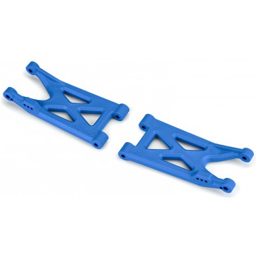 Bash Armor Rear Suspension Arms (Blue) for ARRMA 3S Vehicles