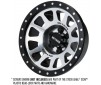 1/6 Method 305 Alum F/R 2.9 +2 Offset SCX6 Wheel Faces (2) Silver