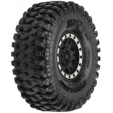 1/10 Hyrax Predator F/R 1.9 Mounted 12mm Blk/Slvr Impulse (2)