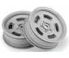 1/10 Slot Mag Drag Spec Front 2.2 12mm Drag Wheels (2) Gray