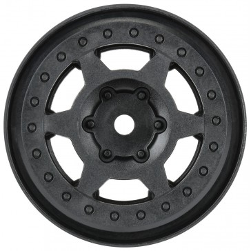 1/10 Holcomb F/R 1.55 12mm Crawler Bead-Loc Wheels (2) Black