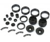 1/10 Carbine Front/Rear 1.9 12mm Rock Crawler Wheels (2) Black