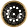 1/24 Rock Shooter Brass F/R 1.0 7mm Crawler Wheels (2) Black