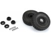 1/7 Mirage TT BELTED F/R Tires MTD 17mm Blk Raid (2): Mojave 6S UDR