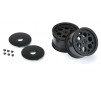 1/10 Showtime Rear 2.2 12mm Sprint Car Wheels (2) Black