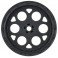1/10 Showtime Rear 2.2 12mm Sprint Car Wheels (2) Black