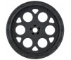 1/10 Showtime Rear 2.2 12mm Sprint Car Wheels (2) Black