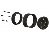 1/10 Impulse Front/Rear 1.9 12mm Rock Crawler Wheels (2) Black
