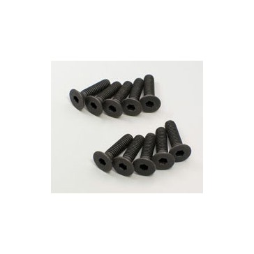 Vis M4x15mm Tete Fraisee Hex (10)
