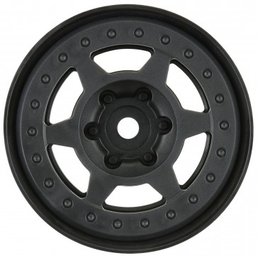 1/10 Holcomb F/R 1.9 12mm Crawler Bead-Loc Wheels (2) Black