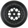 1/10 Showtime+ Wide Rear 2.2/3.0 12mm Drag Wheels (2) Black