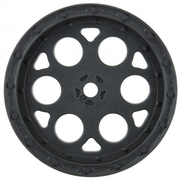 1/10 Showtime Front 2.2 12mm Sprint Car Wheels (2) Black
