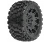 1/6 Badlands MX57 Front/Rear 5.7" Tires Mounted on Raid 8x48 Removabl