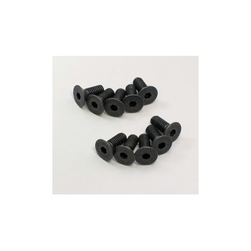 Hex Flat Head Screws 4x10mm (10)