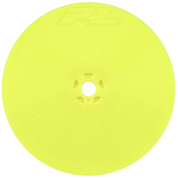 1/10 Velocity 4WD Front 2.2 12mm Buggy Wheels (2) Yellow: AE B74