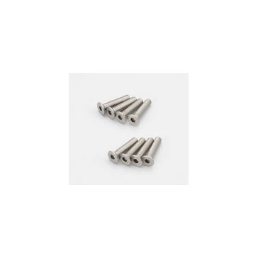 Vis Metal Titane Tete Fraisee Hex M3x15mm (8)