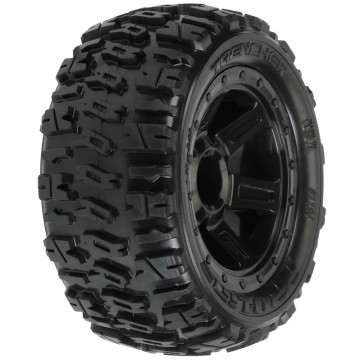 1/16 Trencher M2 Fr/Rr 2.2 Tires Mounted 12mm Blk Desperado (2)