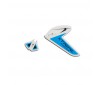 DISC.. Tail Fins-type B Blue (Eflite MCX)