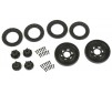 1/10 Vice CrushLock Front/Rear 2.6 12mm Crawling Wheels (2) Blk/Blk