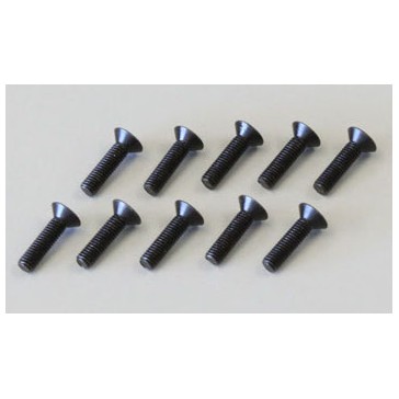 Hex Flat Head Screws 3x12mm (10)