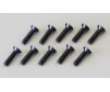 Hex Flat Head Screws 3x12mm (10)