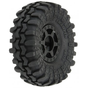 1/24 Interco Super Swamper F/R 1.0 Tires MTD 7mm Black Holcomb (4)