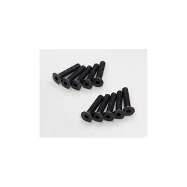 Vis M3x15mm Tete Fraisee Hex (10)