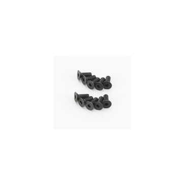 Hex Flat Head Screws 3x8mm (10)