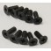 Flat Head Metallic Screws M2x6mm (10)