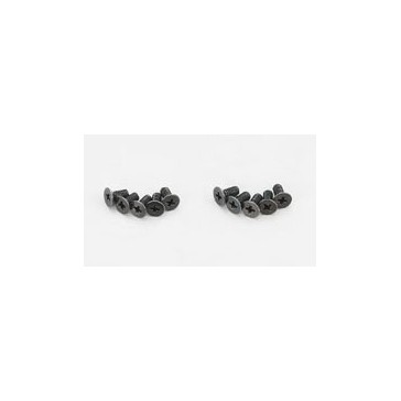 Flat Head Metallic Screws M2.6x8mm (10)