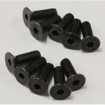 Hex Flat Head Screws M2.6x8mm (10)