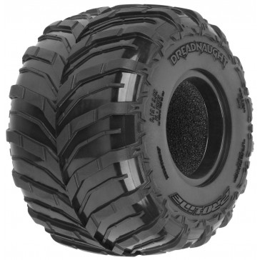 1/18 Dreadnaught 1.25/1.75 F/R MT Tires (2): Mini LMT