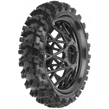 1/4 Dunlop Geomax MX14 V2 Bead CR4 Rear Tire MTD Black Bullyspoke: MX