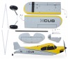 Plane 1500mm : XCub "STOL" PNP Kit