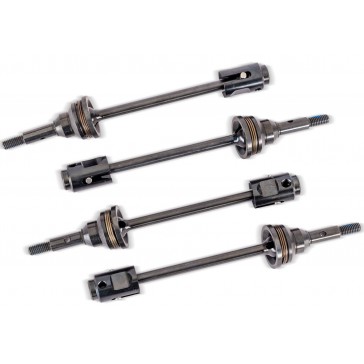 Driveshafts, steel constant-velocity (assembled), front or rear (4)/