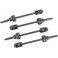 Driveshafts, steel constant-velocity (assembled), front or rear (4)/