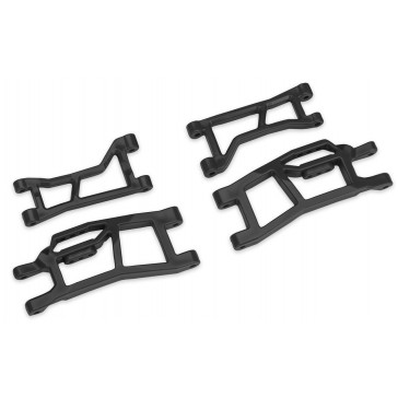Black WideMaxx Front Upper & Lower HD Suspension Arms