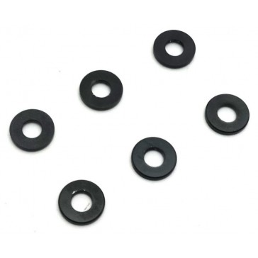 Black  Anodized Washer 3x7x1mm. (6)