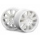 DISC.. 10 SPOKE MOTOR SPORT WHEEL 26MM WHITE