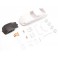 Bodyshell Nissan Fairlady 240ZG Mini-Z + 4WD Rims (White Body)